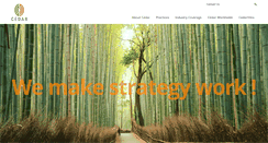 Desktop Screenshot of cedar-consulting.com